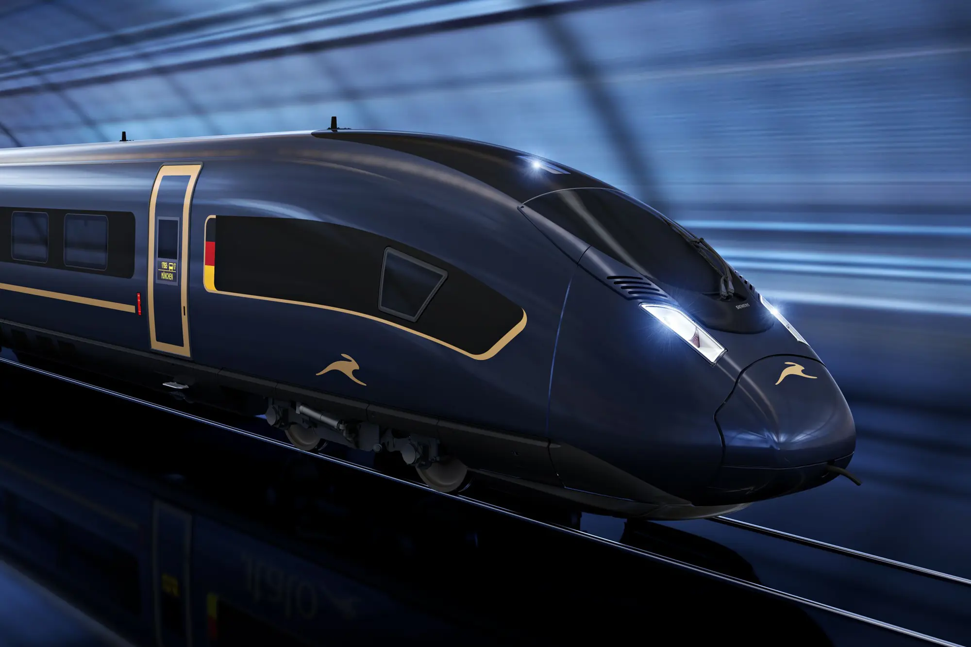Visuel fremstilling af den fremtidige Velaro-flåde til Italo © Siemens Mobility