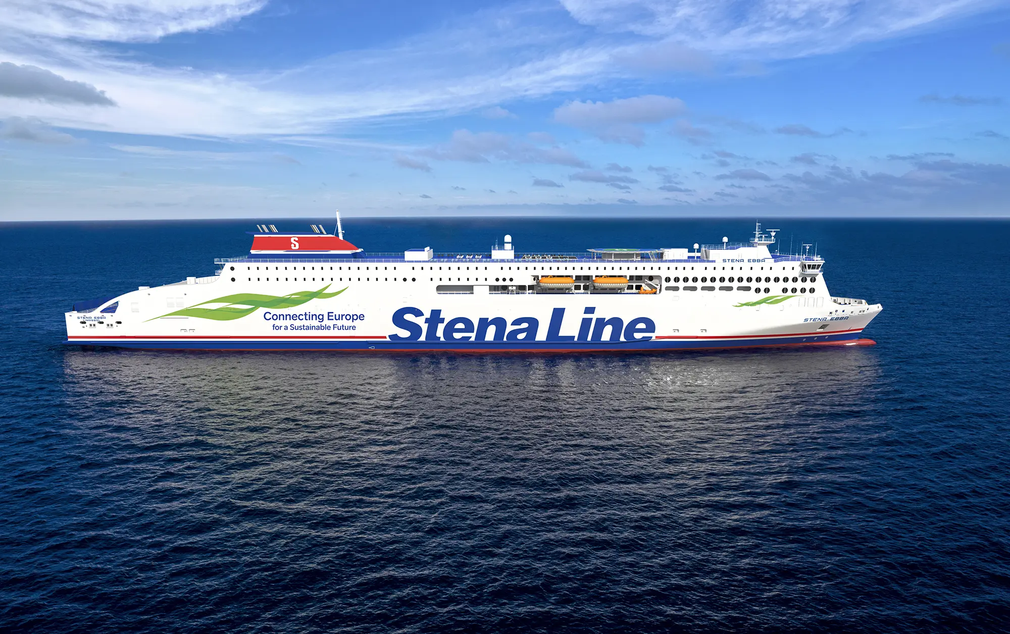 Det kinesiskbyggede Stena Ebba E-Flexer © Stena Line