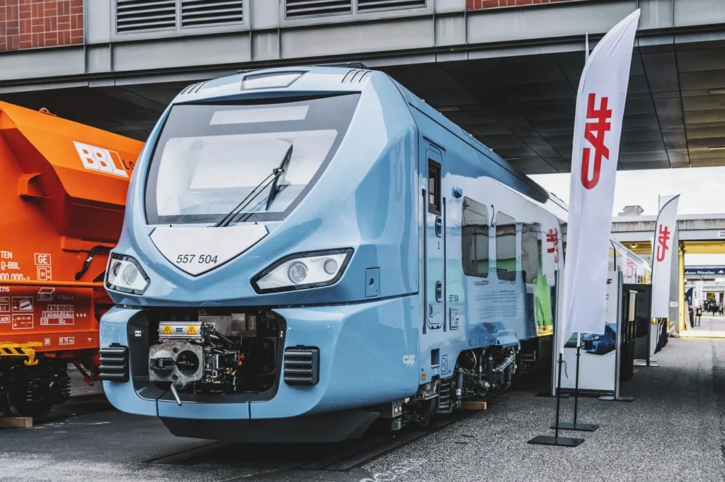 CAF Civity BEMU 557 504 på InnoTrans 2026 © Konstantin Planinski