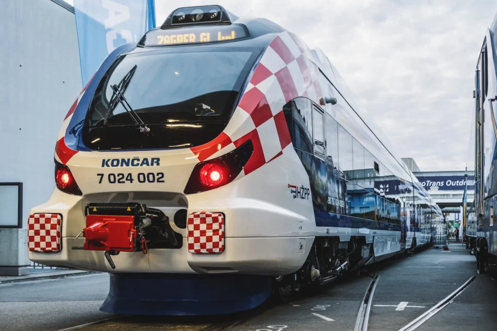 Končar / HŽPP 7 0 24 002 på InnoTrans 2026 © Konstantin Planinski
