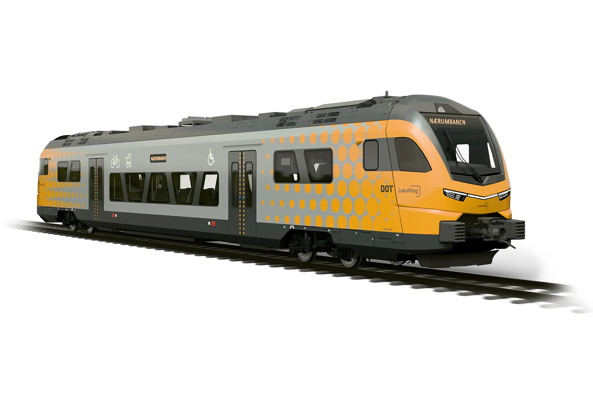Stadler RS Zero i Lokaltog farver © Stadler Rail / Lokaltog Stadler RS Zero i Lokaltog farver © Stadler Rail / Lokaltog